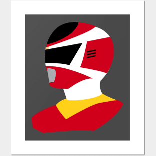 Red Space Ranger Posters and Art